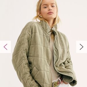 Dolman quilted jacket